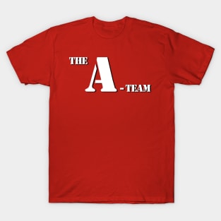 The A-Team - White Text T-Shirt